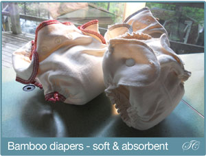 Sweet Cheeks Bamboo Fitted Diapers